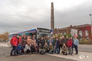 Gruppenfoto mit NEW Bus in Giesenkirchen